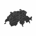 Mapa Vectorial de Suiza